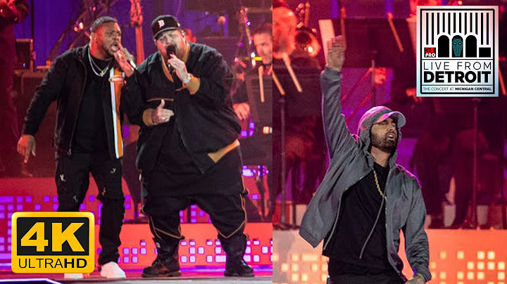 Eminem feat. Jelly Roll - Sing For The Moment (4K/UltraHD | Performance @ Detroit, 06.06.2024)