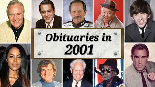 Obituary in 2001: Famous Faces We Lost in 2001