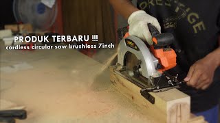 Review of the latest affordable 7-inch brushless cordless circular saw!! XENON CDCS1845 CORDLESS ...