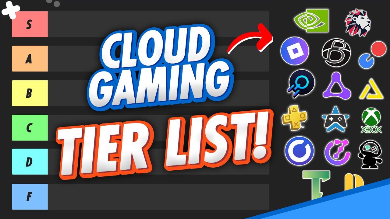 Ranking the BIGGEST Cloud Gaming Platforms - Tier List