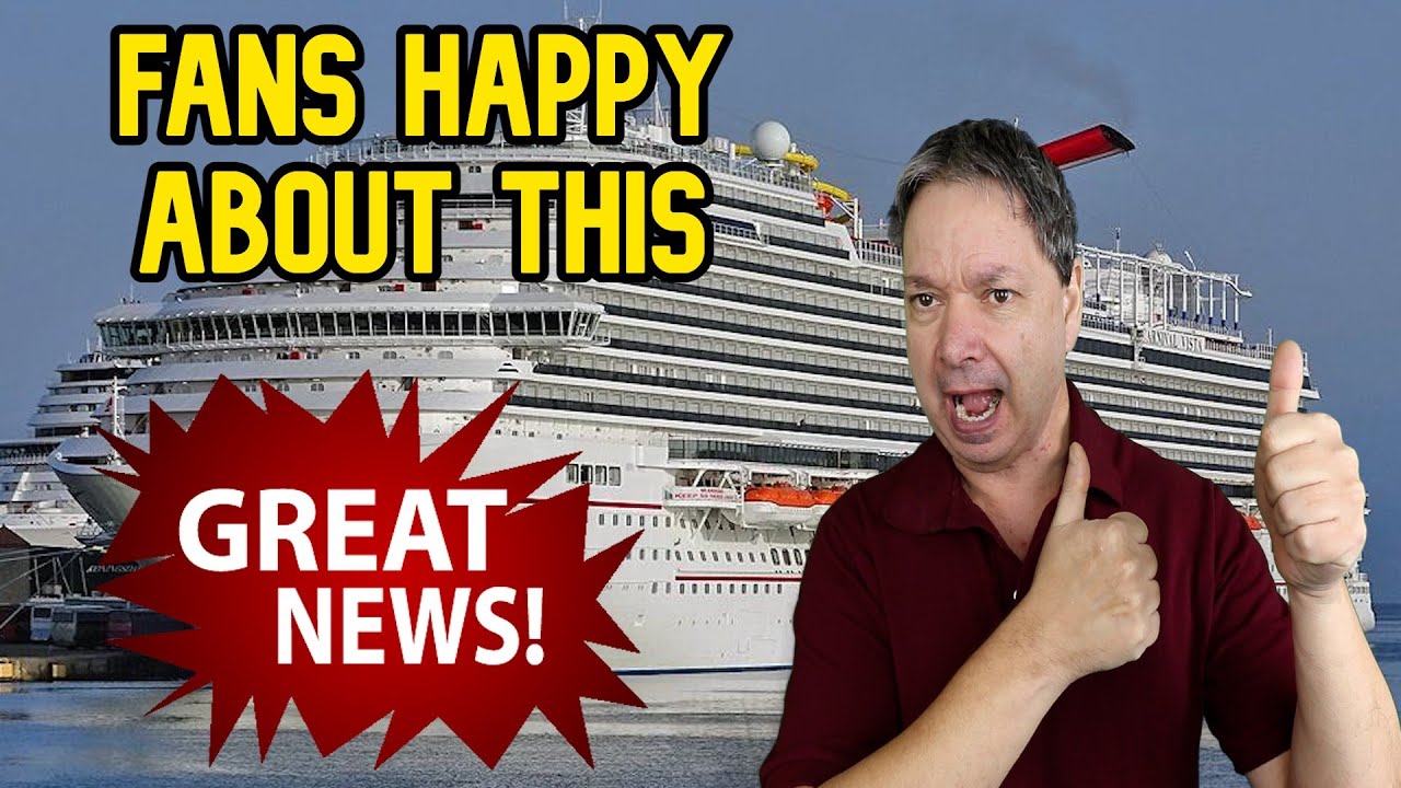 CRUISE NEWS - CARNIVAL CRUISE LINE AVOIDS STORM AND  BRINGS BACK PERK THAT FANS ARE EXCITED ABOUT