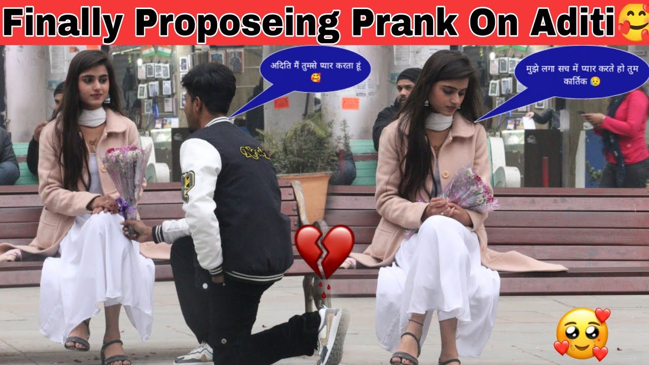 Fake Proposeing Prank On Aditi 🥰|| कार्तिक तुमसे ये उम्मीद नहीं थी 😥💔|| Kartik PrankTv