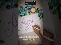 Beautiful Hand Lettering for Name Avni✨The Name Avni Written with Love💖#calligraphy #shorts#asmr