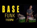 BASE de BATERÍA para IMPROVISAR FUNK 110 bpm 🎸