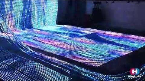 Huasuny Apollo Series P31.25 Transparent LED curtain display