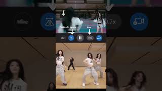 Learn Dance EASIER with Mirrored Perfect! It's me by ILLIT #illit #mirroredperfect