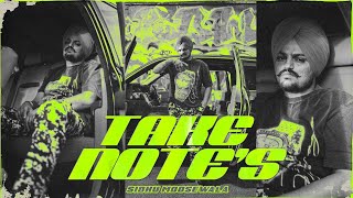 TAKE NOTES ( Official Audio) Sidhu Moose Wala | Latest Punjabi Songs 2025