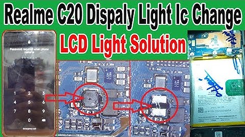 Realme C20 Display Light Solution || Realme C20 Light Problem || Display  Blank || All Display Light