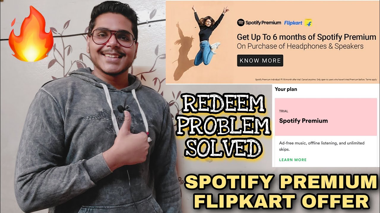 spotify-premium-free-membership-flipkart-offer-redeem-problem-solved