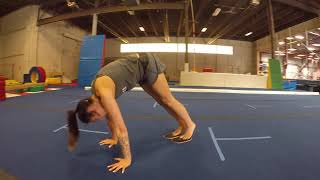 Pike Slide Ups Compression Work for Press to Handstand