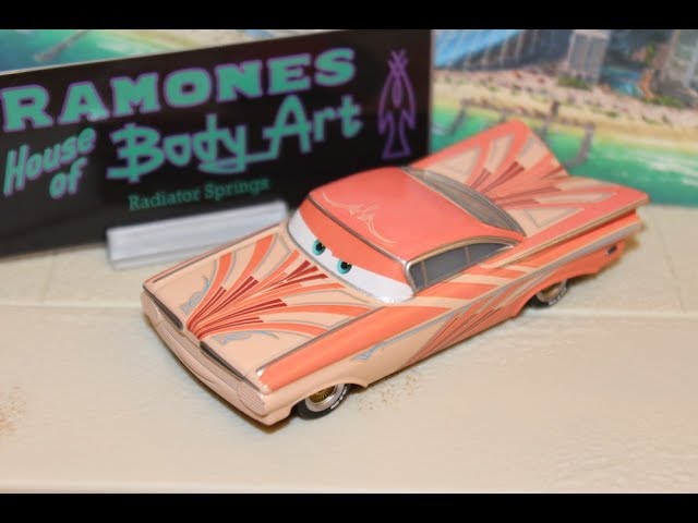 Cards Die Cast Original 2006 Disney Pixar Cars Flo /& Ramone Collector/'s Cars