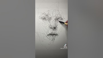 Scribble portrait sketch tutorial