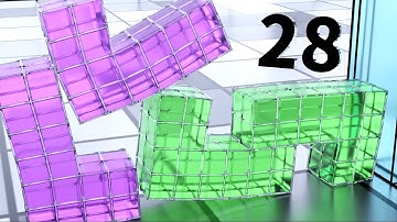 Only one type of block - Softbody Tetris with L Block 2