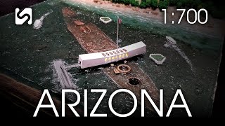 Miniature Scenes of the USS Arizona Exhibition Hall 1/700