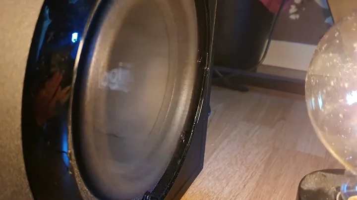 Logitech Z623 Bass Test (Grill Removed)