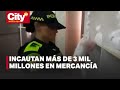 Policía incautó 49 mil pares de zapatos de contrabando en los Mártires | CityTv