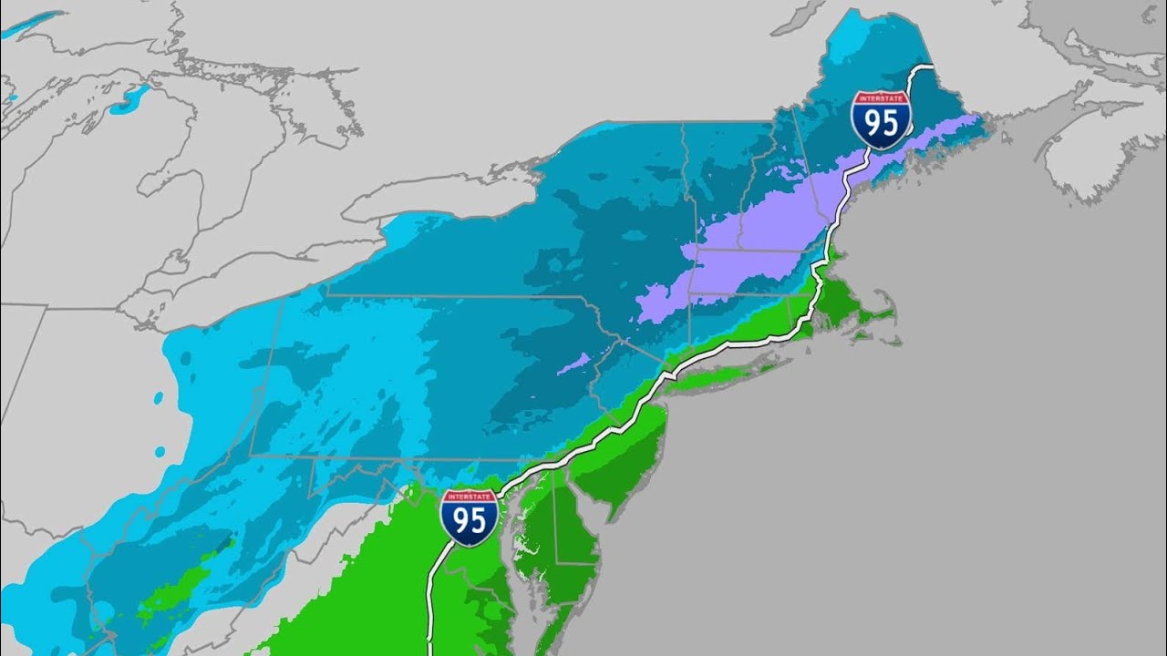 ️🌬️ East Coast Braces for Winter Storm Hernando! Snow, Wind & Floods ...