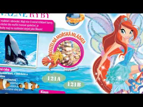 Magické album na samolepky Winx Club