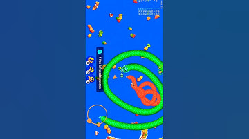 🐍 🔥BIG SLITHER SNAKE |Worm zone.io #shorts #highflyinggaming #wormszone #wormszoneio #worms