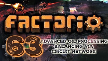 ADVANCED OIL PROCESSING AND CRACKING BALANCE VIA CIRCUIT NETWORK | Factorio 0.16 #63