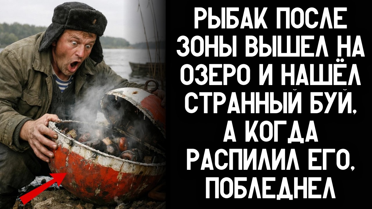 Рыбак после зоны вышел на озеро и нашёл странный буй, а когда распилил его, чуть не потерял дар речи