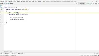 Reverse a String using for loop