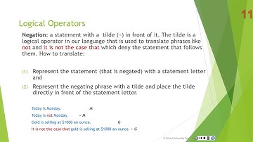 Critical Thinking Lecture: Translating into Propositional Logic 1