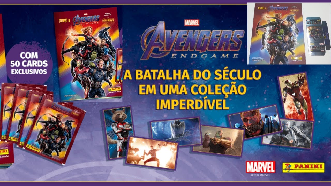 Álbum Avengers Endgame ( Panini - 2019) - mjs smart imports - importados e  nacionais