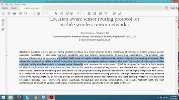 Location aware sensor routing protocol for mobile wireless sensor networks(IEEE-2016)