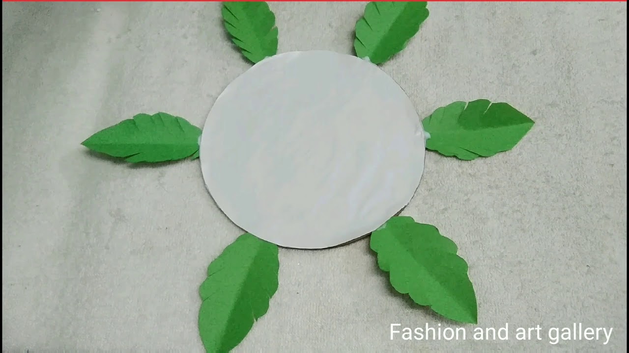 How to make paper photo frame with wall hanging/Diy photo frame/Paper wall hanging - YouTube