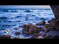 🌬️ WINDY OCEAN WAVES CRASHING ON ROCKS ▶ DEEP SLEEP, RELAXATION &amp; WHITE NOISE ▶ 10 HOURS 😴✨