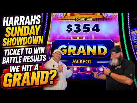 Harrahs Sunday Showdown Ticket to Win Battle Results WE HIT A GRAND?