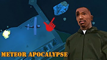 Biggest Meteorite Rain In GTA San Andreas!