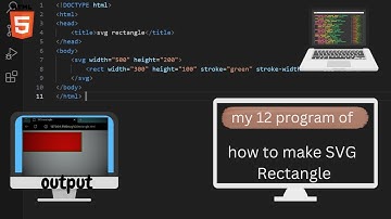 How To Make SVG Rectangle in html with learnbyshyam