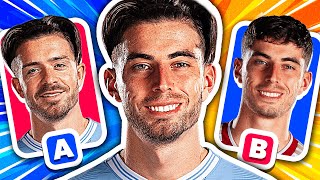 GUESS THE TWO FACES OF MERGED PLAYERS | QUIZ FOOTBALL TRIVIA 2024