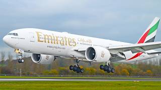 B757 B767 B777 A350 | 25 Minutes of GREAT Planespotting at Edinburgh Airport