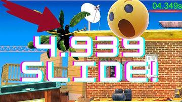 4.939 Slide Skip - Getting Over It (0.005s from WR)