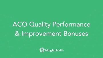 Explained: ACO Quality Performance Grading & Improvement Bonuses | Ask Dr. Mingle