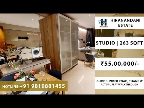 Studio Apartment | Hiranandani Estate | Ready Possession | Near TCS Office Thane | For Sale Flats