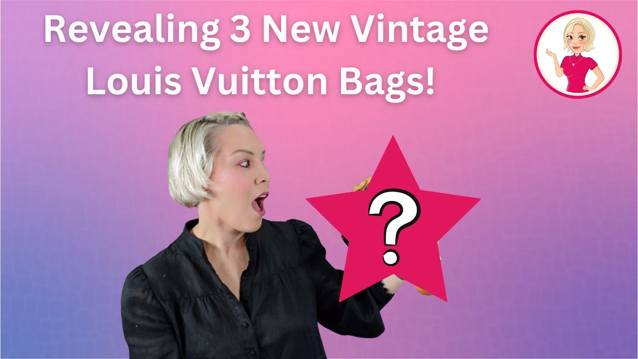 Designer handbag Unboxing & reveal of a vintage Louis Vuitton