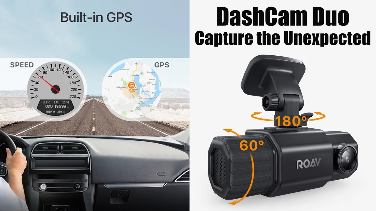 Anker Roav DashCam Duo, Dual FHD 1080p Dash Cam, Front and