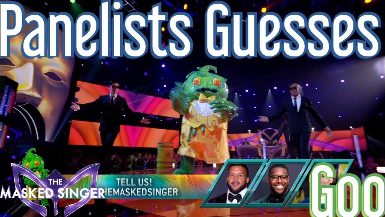 Panelists Guesses on Goo / The Masked Singer USA Season 12 Ep. 10 YouTube