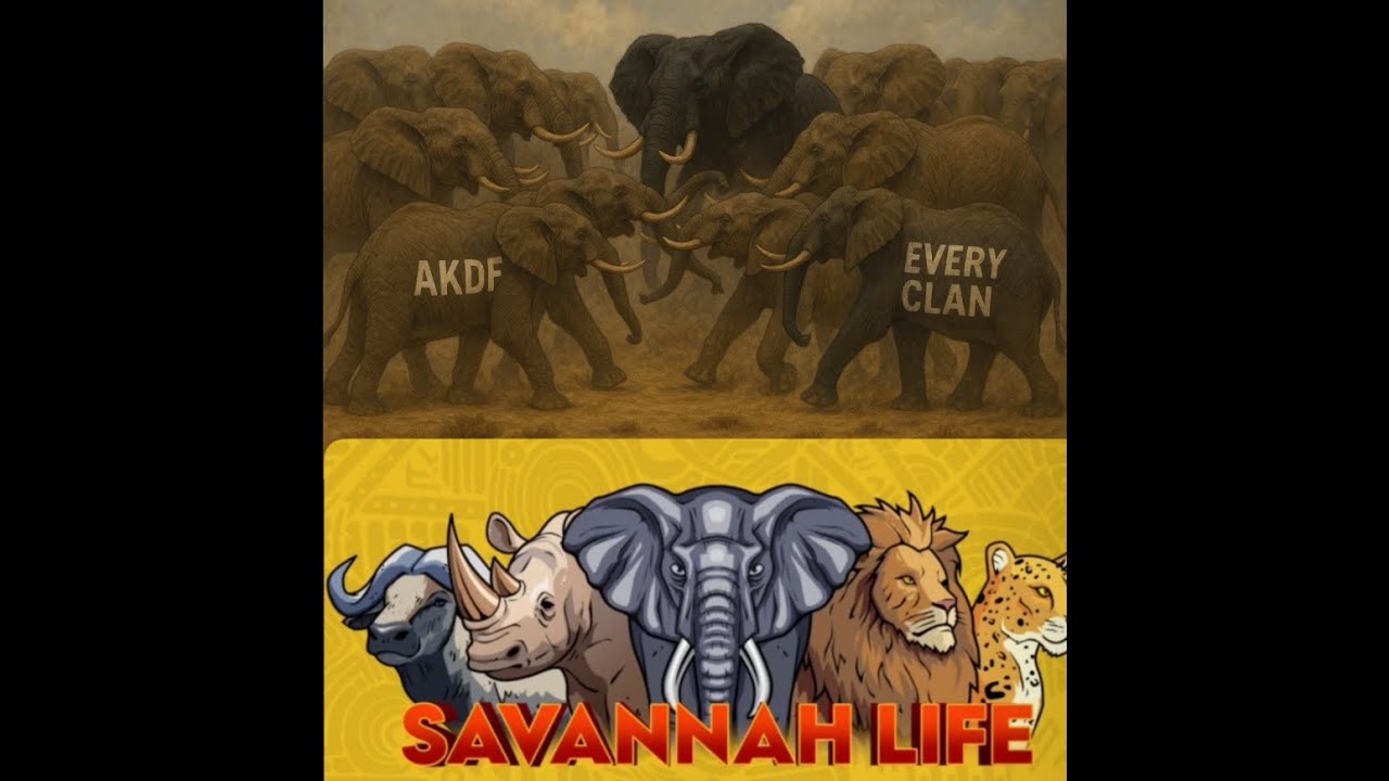 SAVANNAH LIFE ELEPHANT HUGE WAR | AKDF VS EVERY CLAN | AKDF HARD VICTORY🦁🐘