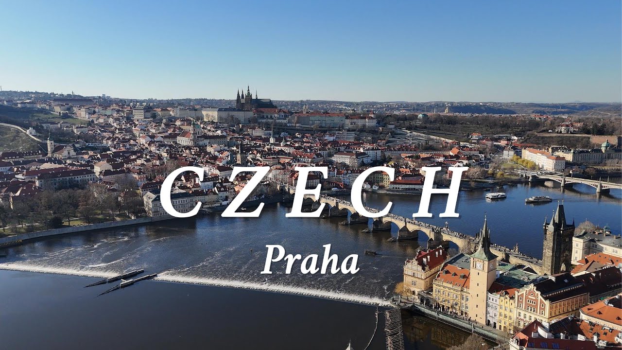FLYING OVER Praha CZECH