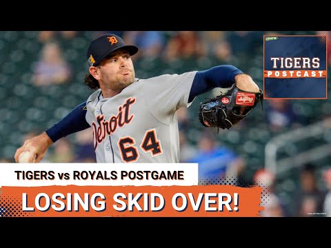 TIGERS POSTCAST: BOUNCE BACK! Detroit Tigers BEAT Kansas City Royals, End 4-Game Losing Skid