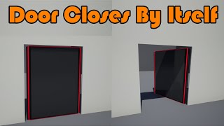 Closing The Door By Itself | Open A Door With Physics Part 2 - Unreal Engine 4 Tutorial