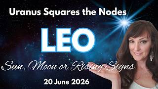 ❤️✨Uranus Square Nodes for Leo: Unexpected Opportunities, Social Fractures & Great Gains