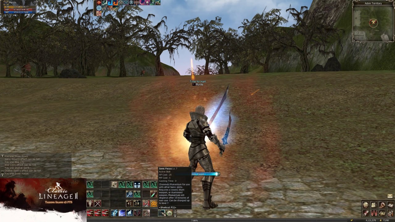 ลินเนจ2  Update  Lineage 2 Classic Club - Myrciu PvP #4