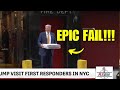 Trump delivers pizza to the fdny but it ends in disaster