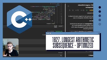Daily Challenge 1027 in C++: Longest Arithmetic Subsequence | vanAmsen Coding Tutorial